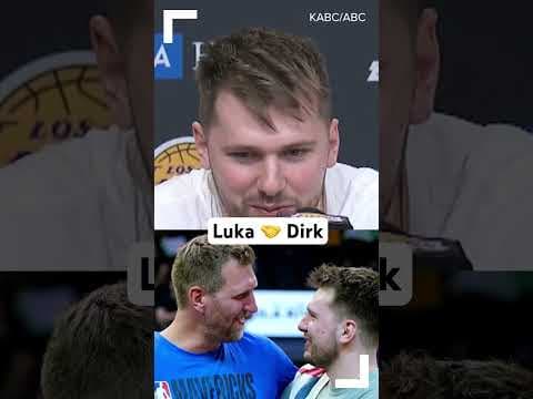 Luka Doncic made his Lakers debut in front of Dirk Nowitzki