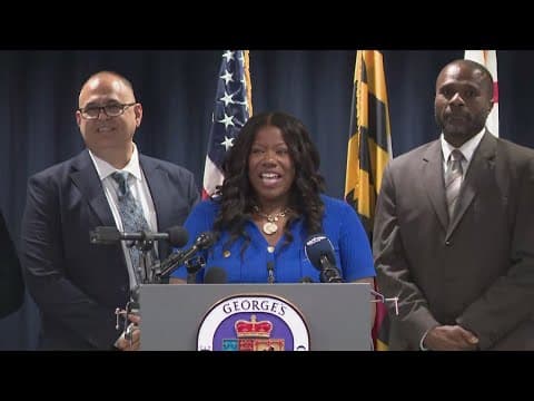 Prince George's County Executive Aisha Braveboy announces new police chief