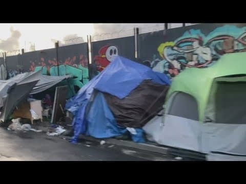 Protestors appear as Mayor Todd Gloria pushes for new homeless shelter