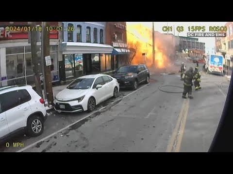 Crews clean up debris after gas explosion in DC