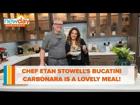 Chef Ethan Stowell's Bucatini Carbonara is a lovely Valentine's Day meal - New Day NW