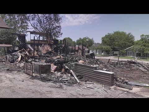 Fire destroys a historic church in North Texas