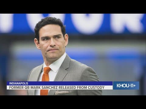 Ex-NFL QB Mark Sanchez released from custody a week after parking fight arrest and stabbing