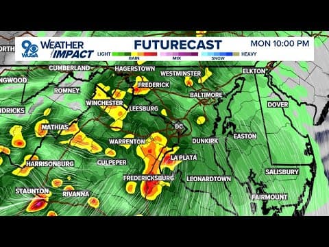 LIVE: Tracking showers and storms late tonight