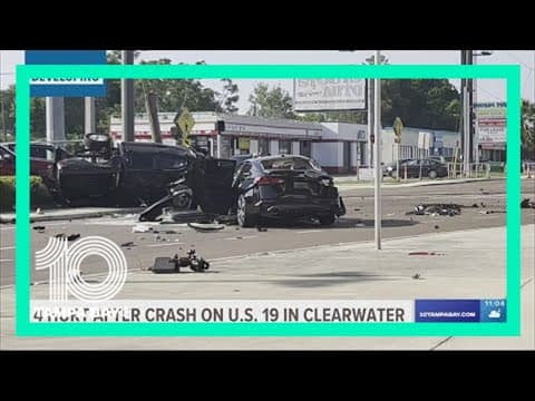 2 people seriously hurt in Clearwater car crash, FHP says