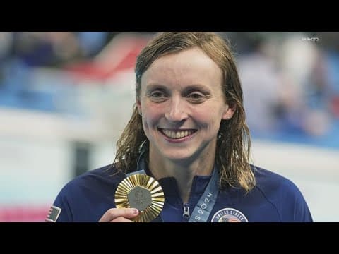 Katie Ledecky, Nick Mead chosen by Olympians as closing ceremony flag bearers for USA