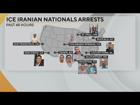 ICE arrests 11 Iranian immigrants in nationwide sweep, including a San Diego resident