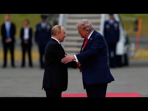 Trump and Putin shake hands in Alaska to kick off their summit on the war in Ukraine