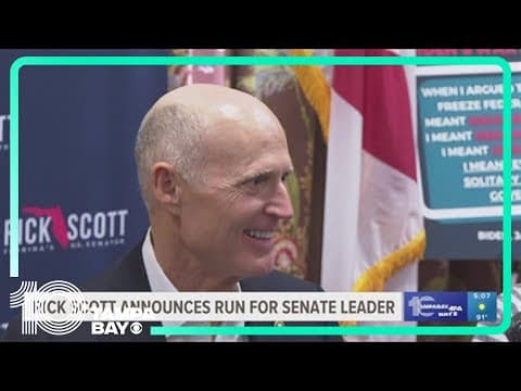 Sen. Rick Scott to run for Senate leader