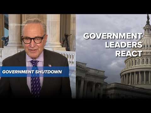 Government Shutdown: Both Parties Trade Blame | Reaction From Lawmakers