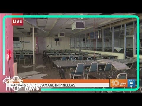 Dunedin shopping area damaged by severe weather overnight