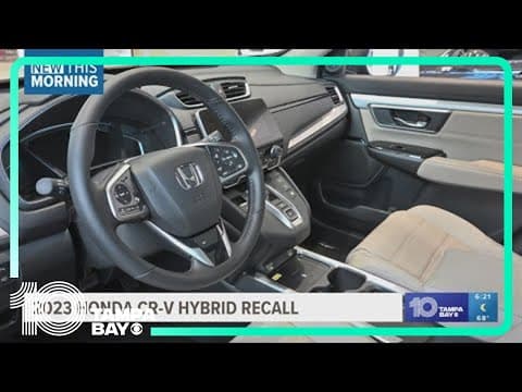 Some Hondas being recalled over battery issue