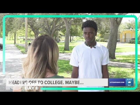 St. Pete teen fundraising for bus ticket to college