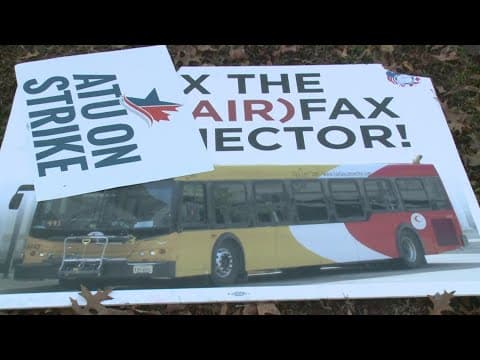 Fairfax County Connector workers go on strike