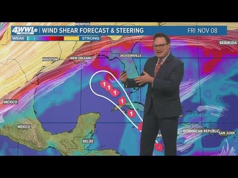 Monday 10PM Tropical Update: TS Rafael forms in Caribbean, headed toward the Gulf