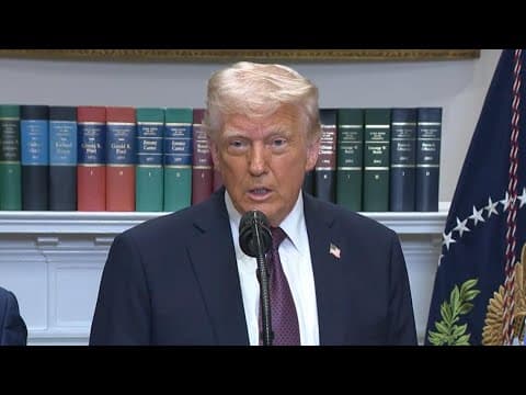 President Donald Trump signs executive order making election changes