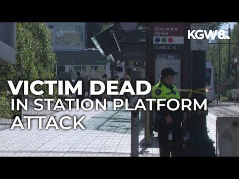 Victim in Convention Center MAX station random attack dies