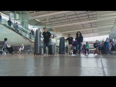Americans hit the skies for one of the busiest travel days of the year