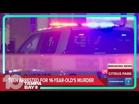 Teen arrested in 16-year-old's murder at Citrus Park mall