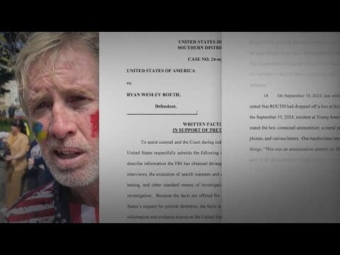 Authorities charge Routh with attempted assassination