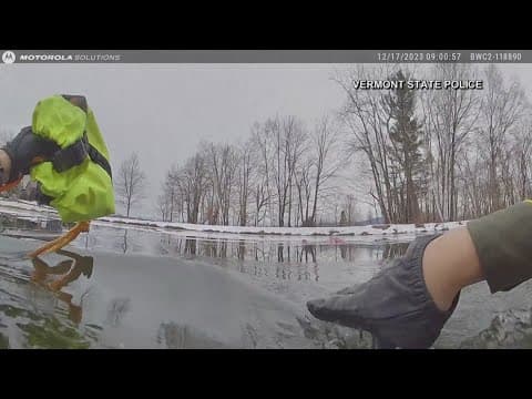 Vermont State Trooper rescues girl from pond