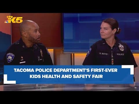 Tacoma Police Kids Health and Safety Fair: Free backpacks, school supplies, health services