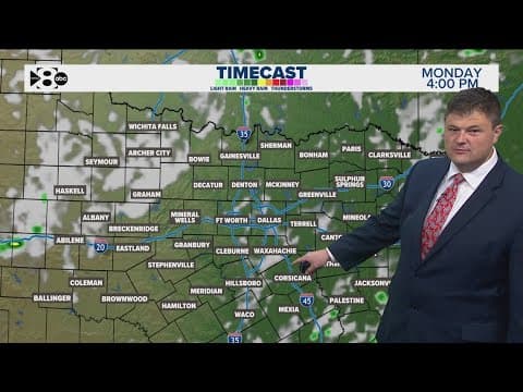 DFW Weather: Isolated showers possible next week