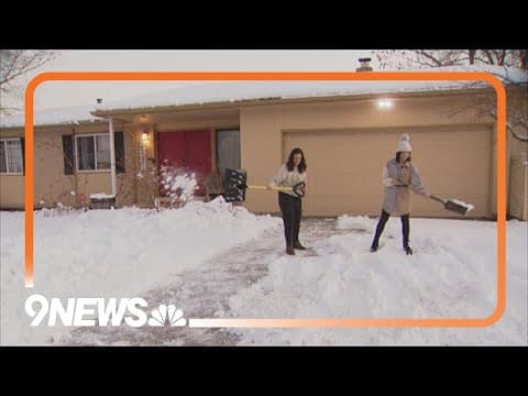 Wet, heavy weekend snow leaves lots of work for shovelers