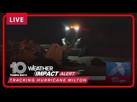 Haulers in Hudson work to clear as much as they can before Milton hits Florida