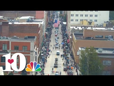 Knoxville Veterans Day Parade and WBIR 10News at Noon
