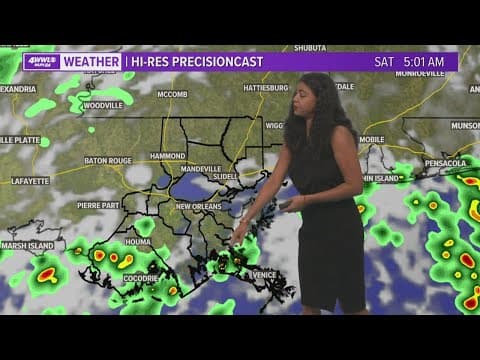 New Orleans Weather: Hit or miss storms for the holiday weekend