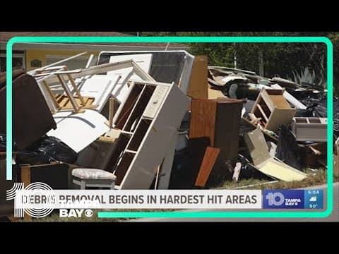 Debris removal begins in hardest-hit areas after Hurricane Idalia