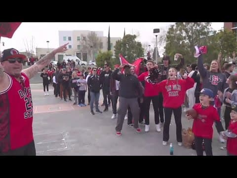 NCAA title game SDSU vs. UConn | San Diego State fans prepare for history
