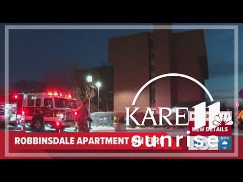 Resident dies in Robbinsdale senior apartment fire