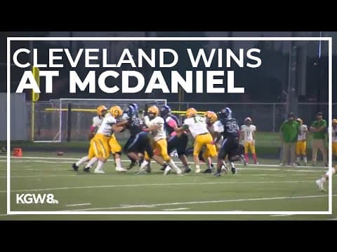Cleveland wins on the road against McDaniel | Friday Night Football