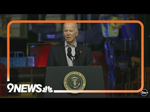 President Biden delivers remarks at CS Wind plant in Pueblo