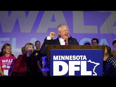 WATCH: Minnesota Gov. Tim Walz speaks after election night win
