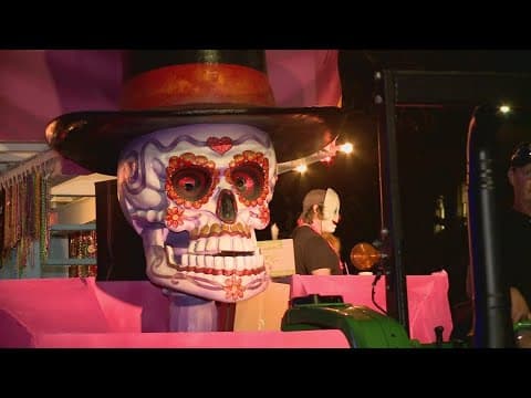 Krewe of Boo parade rolls in the French Quarter