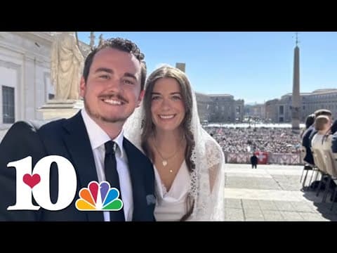Kentucky newlyweds meet Pope Leo XIV during a blessed honeymoon