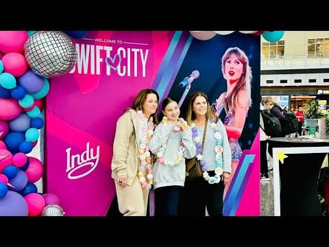 Taylor Swift fans arrive in Indianapolis