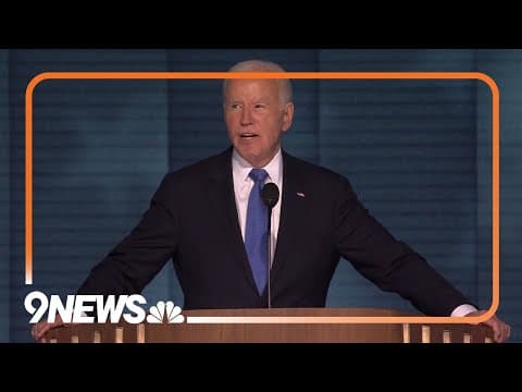 Biden at DNC: Picking Kamala was my best decision