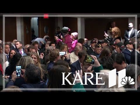 Protesters disrupt Hegseth confirmation hearing