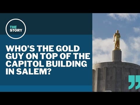 Here's the story behind the Salem Capitol's 'gold man'