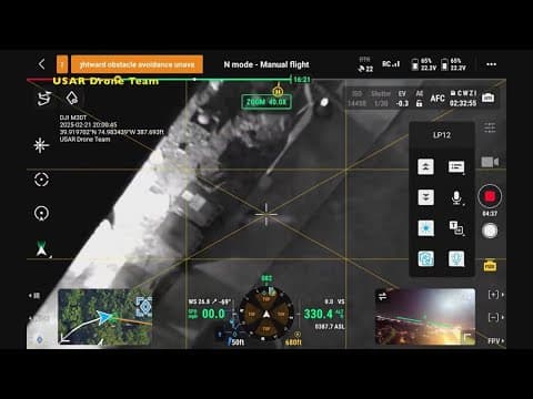 Drone helps reunite woman with lost dog