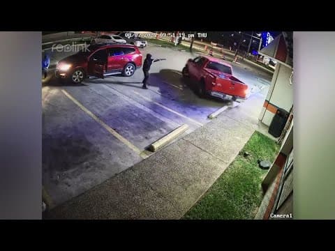 Chilling surveillance video captures deadly shooting outside Fort Worth restaurant