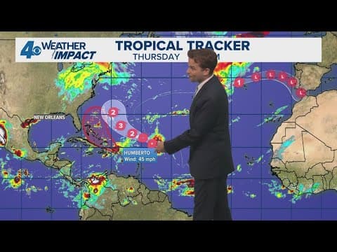 Thursday 7 AM Tropical Update: Humberto forms, another storm brewing