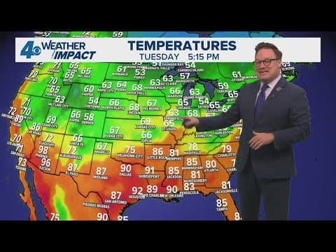 New Orleans Weather: Muggy Wednesday before less humid air arrives behind a cold front!