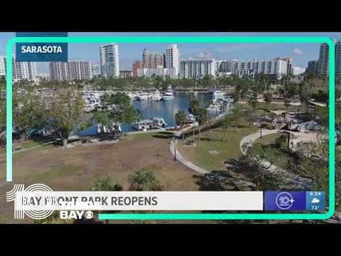 Sarasota's Bayfront Park reopens after damage from hurricanes