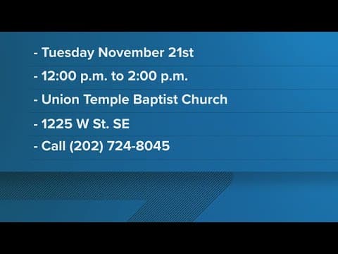 Thanksgiving food giveaway is coming to Ward 8