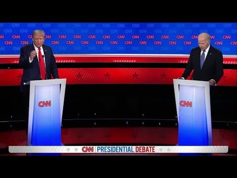 First 2024 Biden-Trump Debate: Trump says Biden will destroy social security in second term